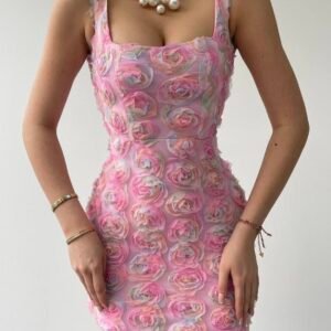 Flower Pink Dress