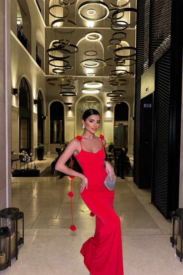 Dominic Red Long Dress
