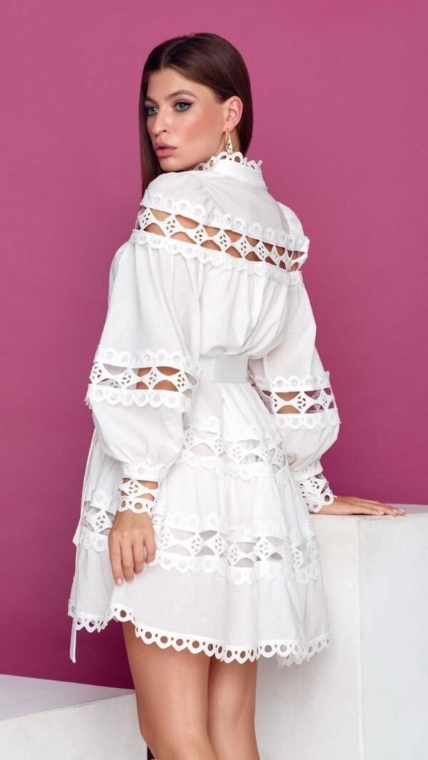 ZIMMERMAN LACE DETAIL DRESS - Image 9