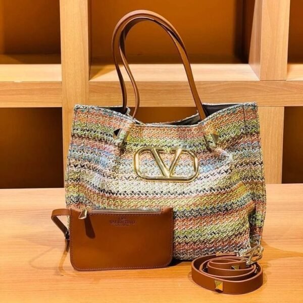 Valentino Multicolor Crochet Bag
