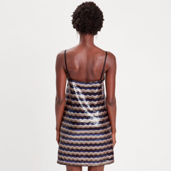 Zig-Zag Sequin Dress - Image 3