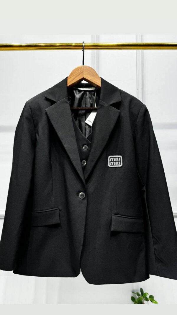 Miu Miu Blazer Jacket Short Skirt Set - Image 6
