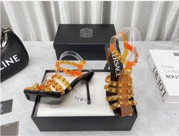 Versace Jelly Color Heels - Image 11