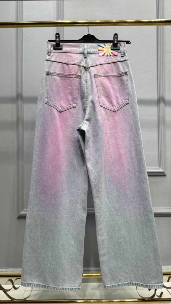 Chanel Wide Leg Gradient Jeans - Image 3