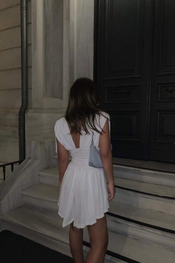 V-neck Mini Dress - Image 2
