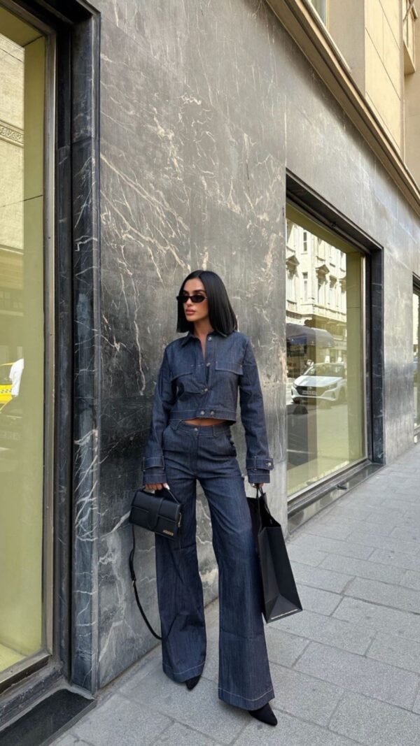 Denim Jacket Pantaloon Suit - Image 2