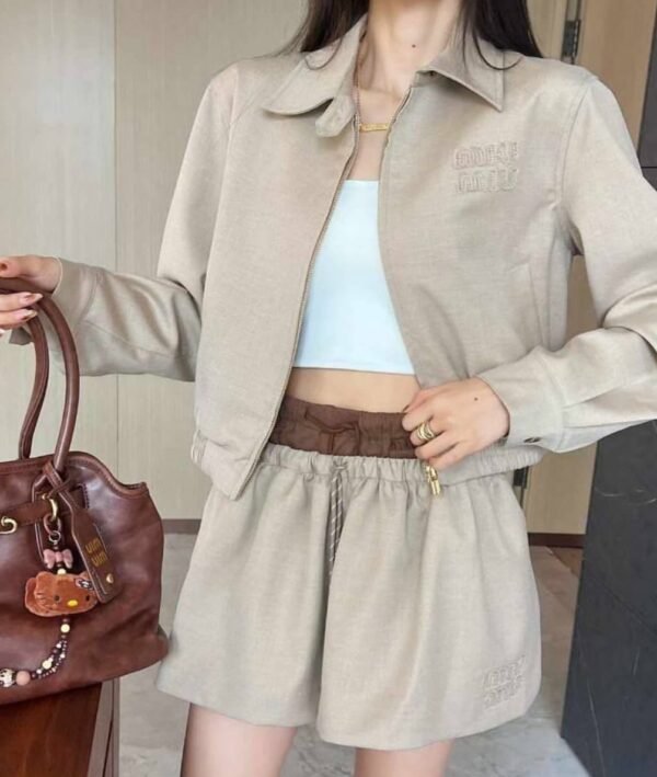 Miu Miu Shorts Skirt Jacket Set - Image 4