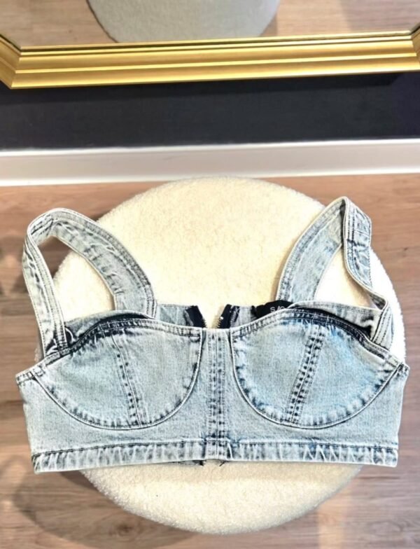 Jean Crop Top