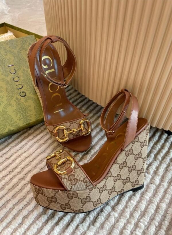Gucci Horsebit Platform Sandal - Image 2