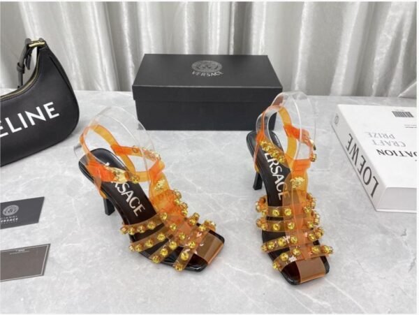 Versace Jelly Color Heels - Image 12