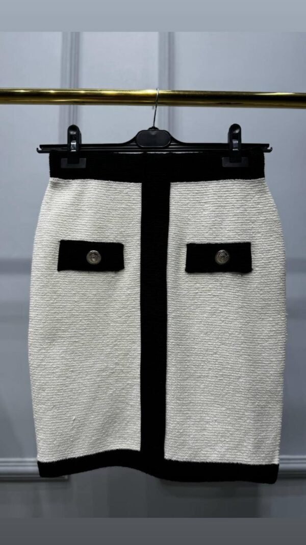 Balmain Elegant Skirt Jacket Set - Image 3