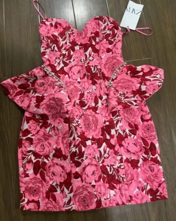 ZR Strapless Mini Dress - Image 2