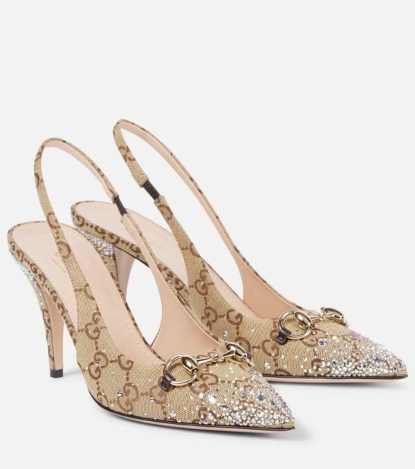 Gucci Rhinestone Heels