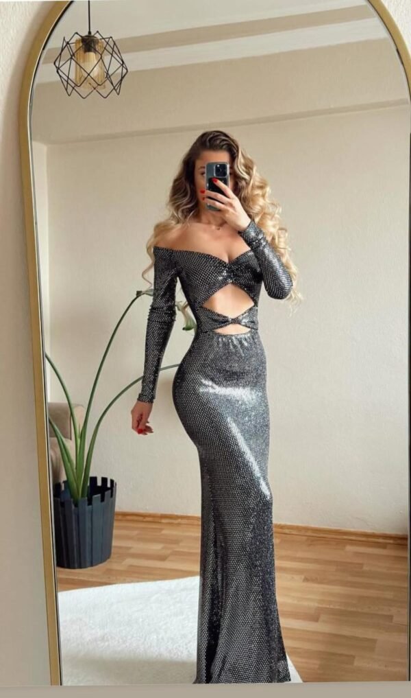 Sequined Long Dress