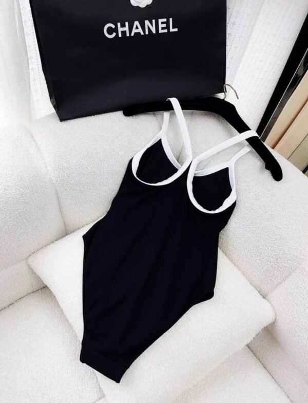 Chanel Black One Piece Swimsuit - Image 2