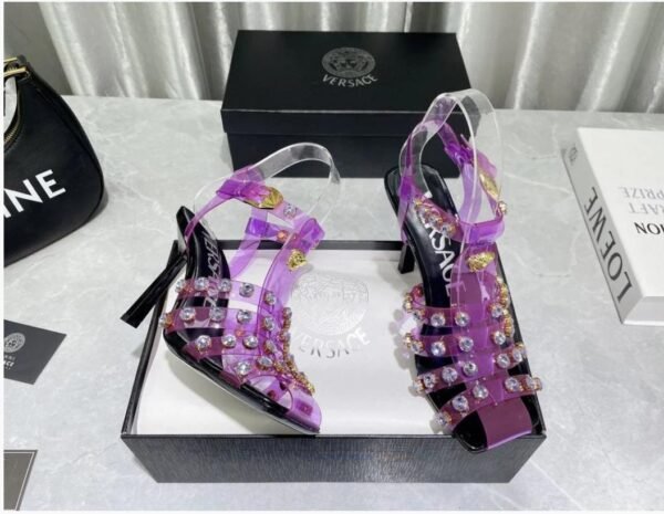 Versace Jelly Color Heels - Image 10
