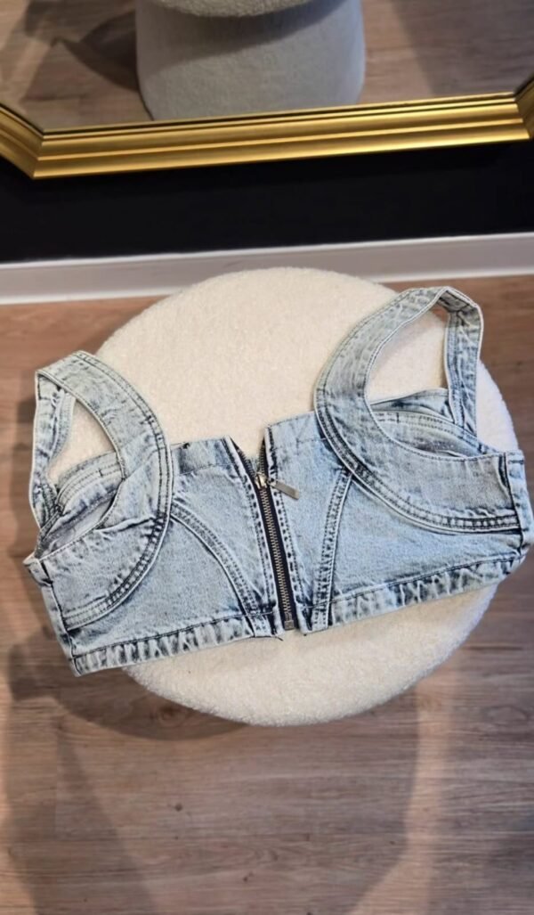 Jean Crop Top - Image 2