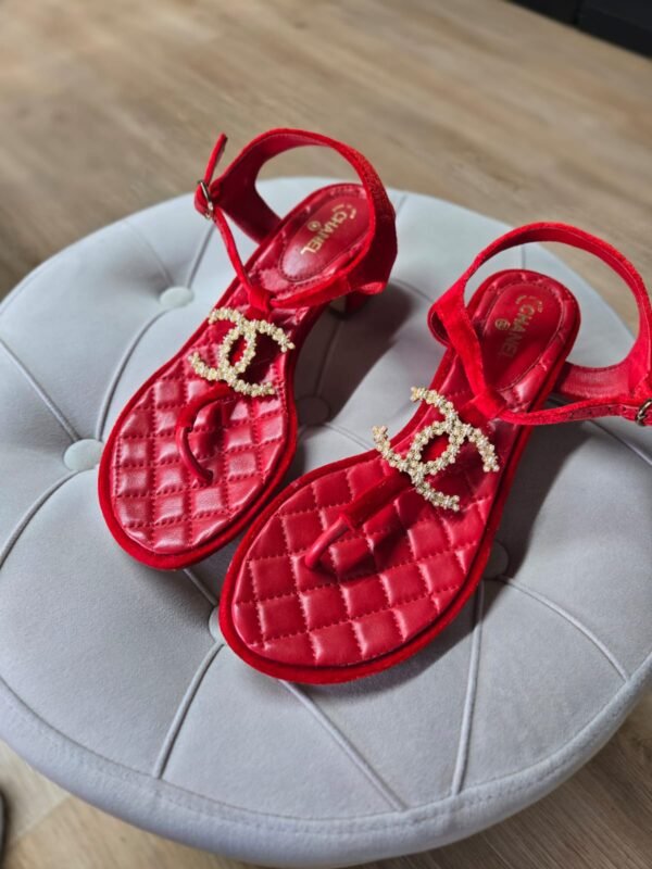 Chanel Leather Sandal