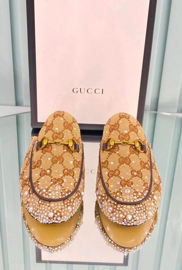 Gucci Rhinestone Slippers