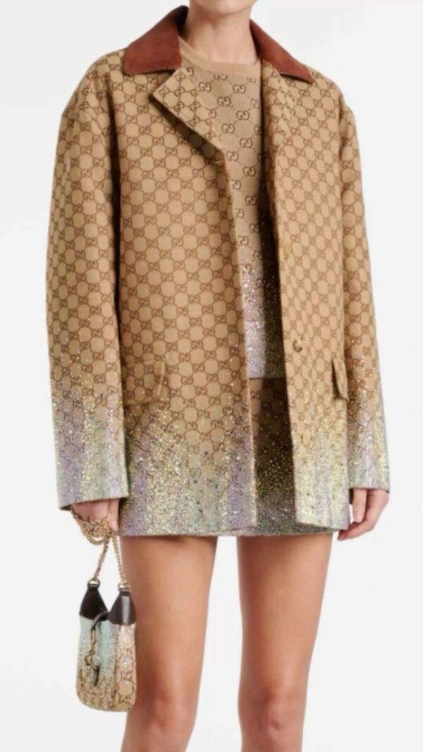 Gucci Crystal Brown Jacket