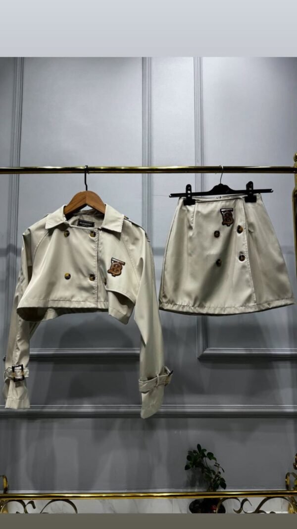 Burberry Jacket Skirt Set - Image 6