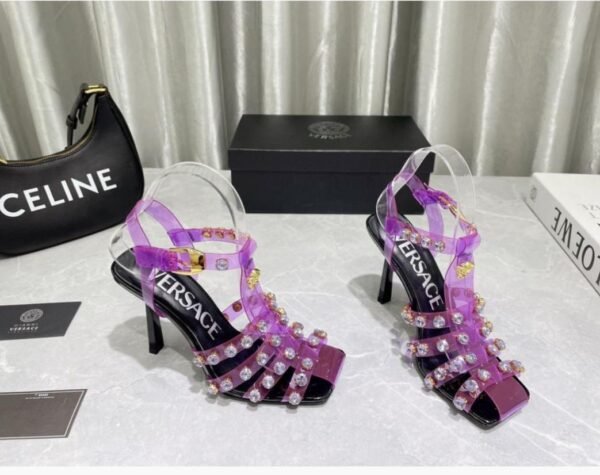 Versace Jelly Color Heels - Image 9