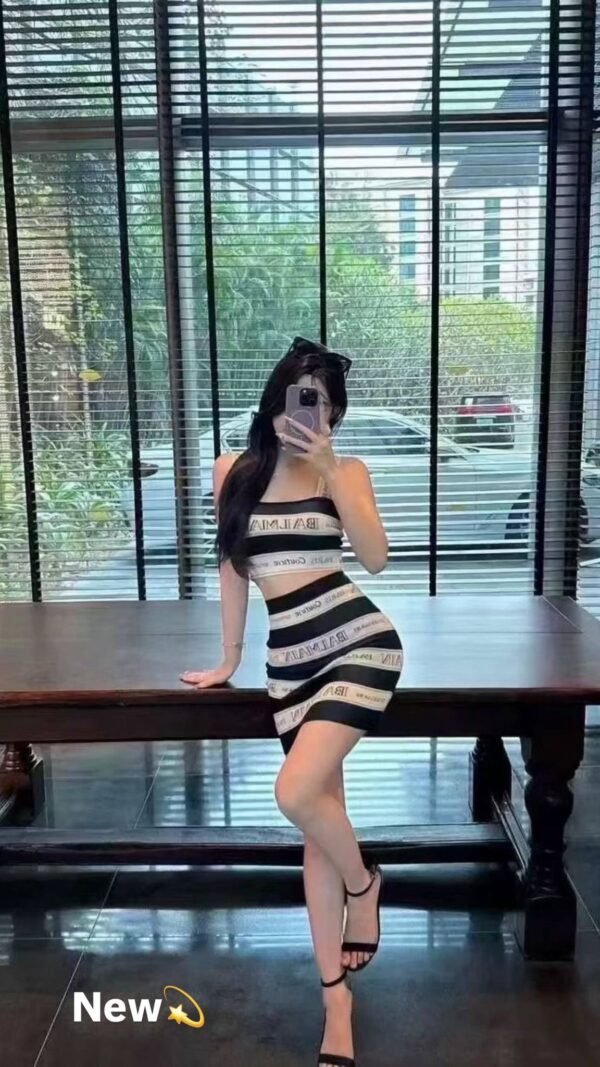 Balmain Skirt Set