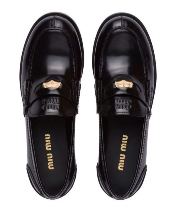 Miu Miu Leather Loafers