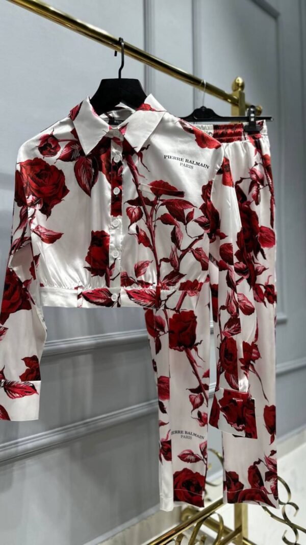 Balmain Rose Printed Set - Image 2