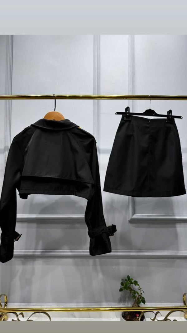 Burberry Jacket Skirt Set - Image 3