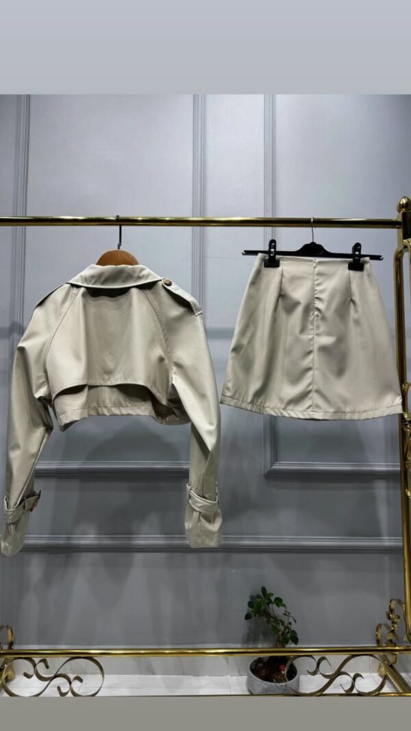 Burberry Jacket Skirt Set - Image 7