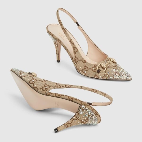 Gucci Rhinestone Heels - Image 3