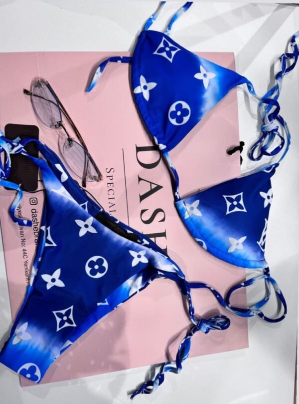 Louis Vuitton Blue Bikini