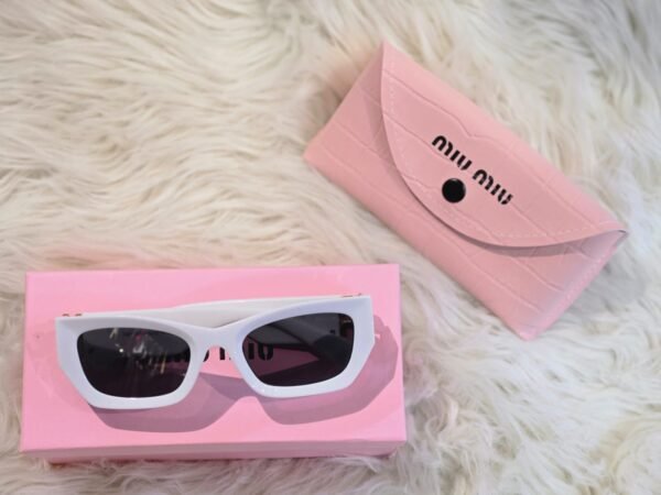 Miu Miu White Eyeglasses
