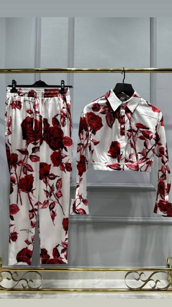 Balmain Rose Printed Set