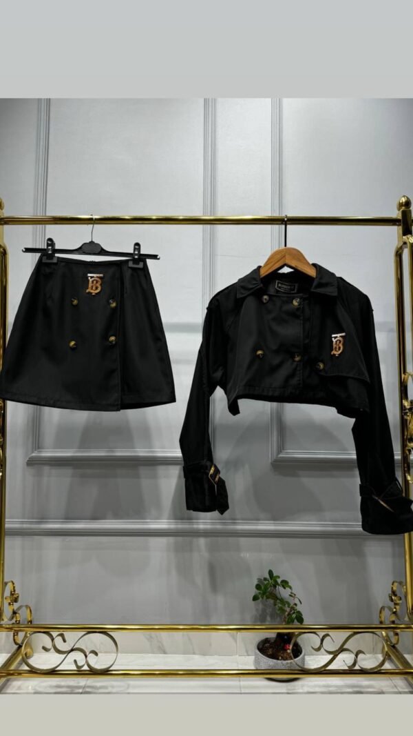 Burberry Jacket Skirt Set - Image 2