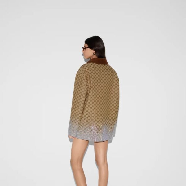 Gucci Crystal Brown Jacket - Image 2