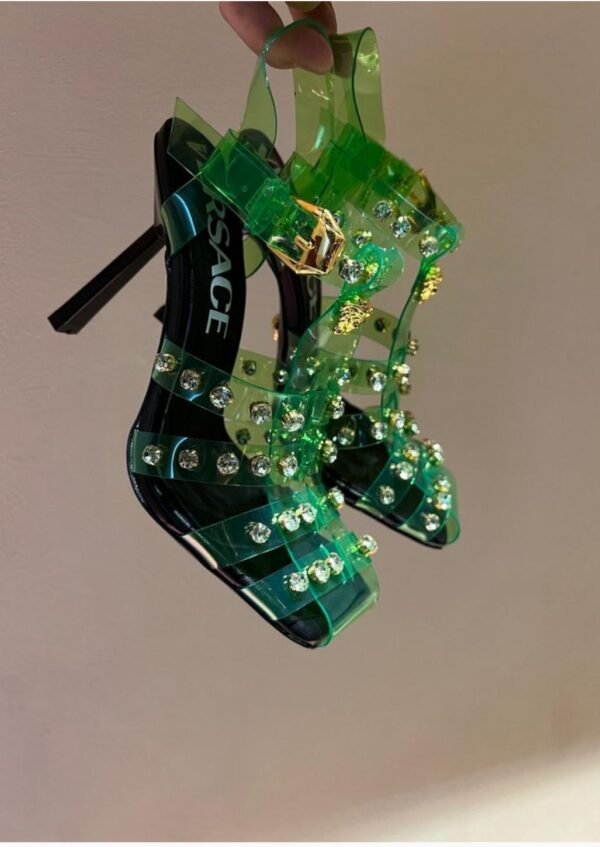 Versace Jelly Color Heels - Image 8