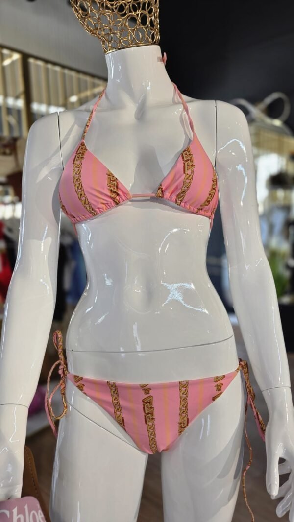 Versace Chain Print Bikini - Image 4