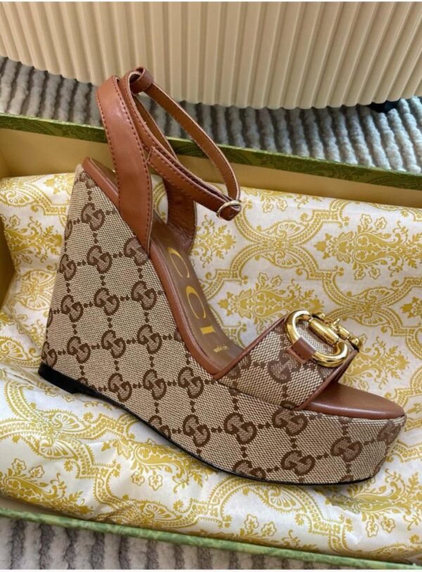 Gucci Horsebit Platform Sandal - Image 3