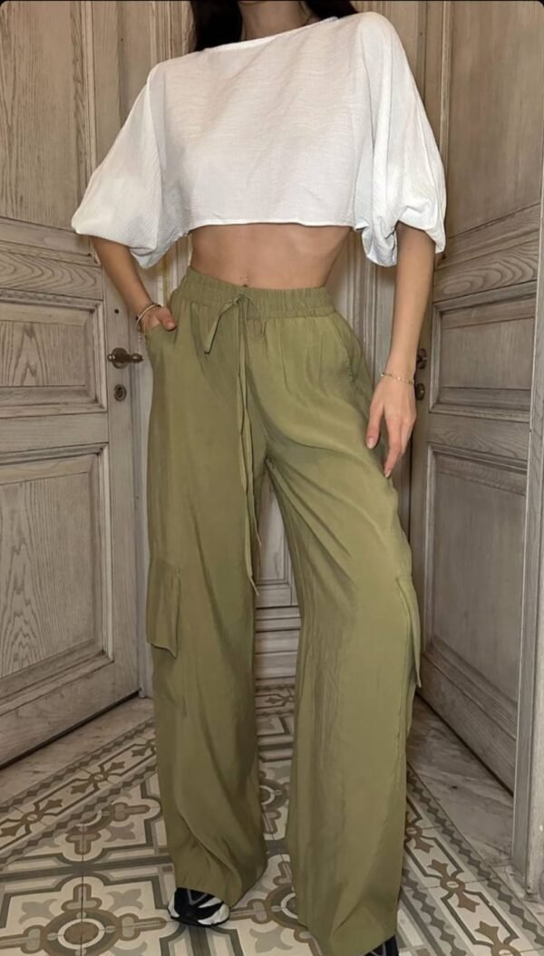 Cargo Pocket Detailed Pants - Image 2