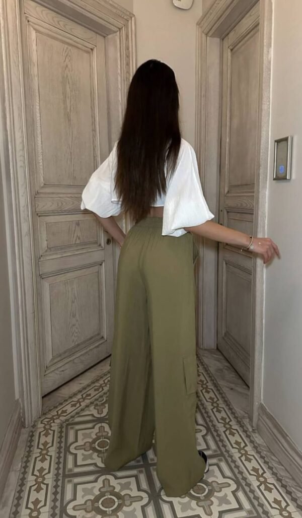 Cargo Pocket Detailed Pants - Image 4