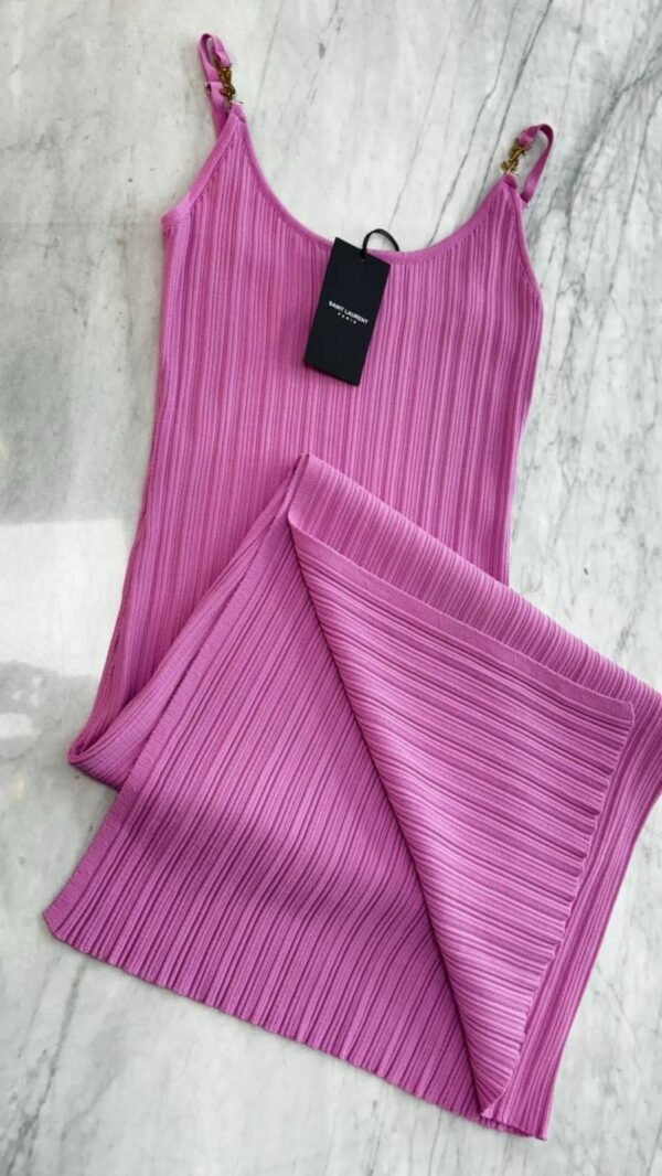 YSL Knitted Long Dress - Image 3