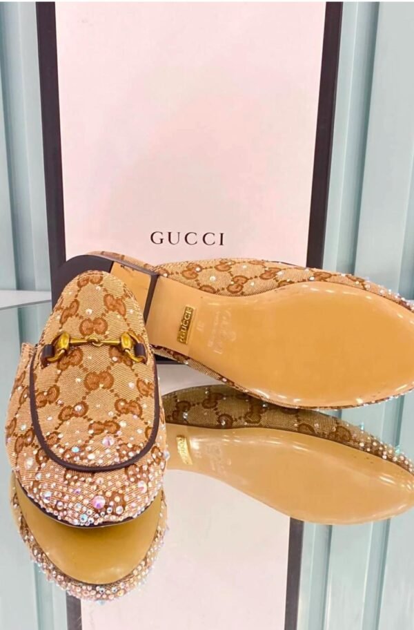 Gucci Rhinestone Slippers - Image 3
