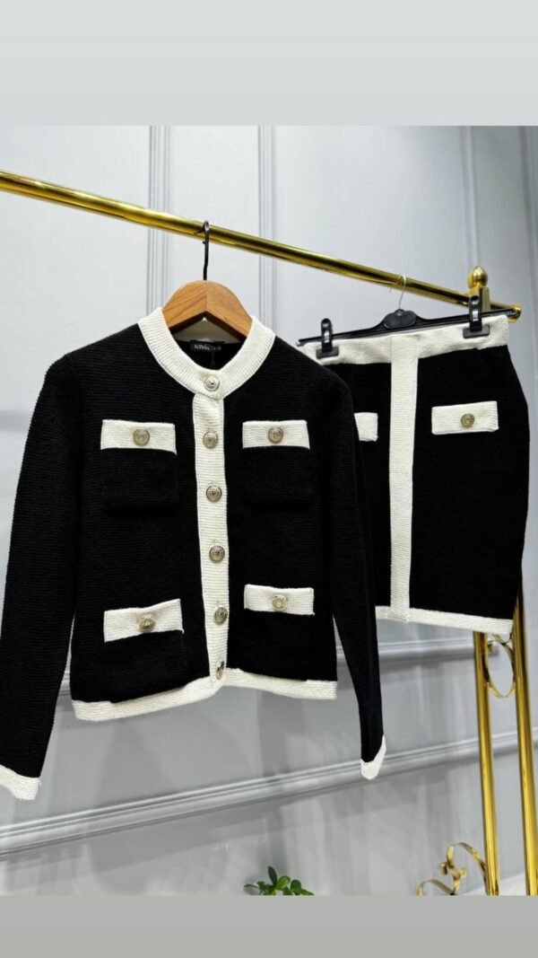 Balmain Elegant Skirt Jacket Set - Image 4