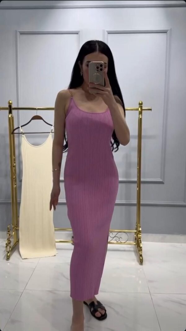 YSL Knitted Long Dress - Image 5