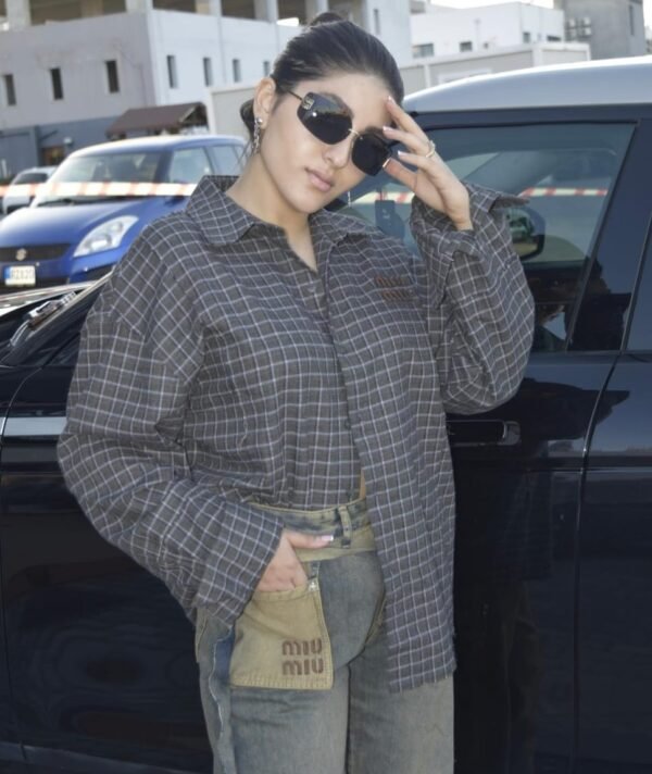 Miu Miu Flannel Shirt - Image 3
