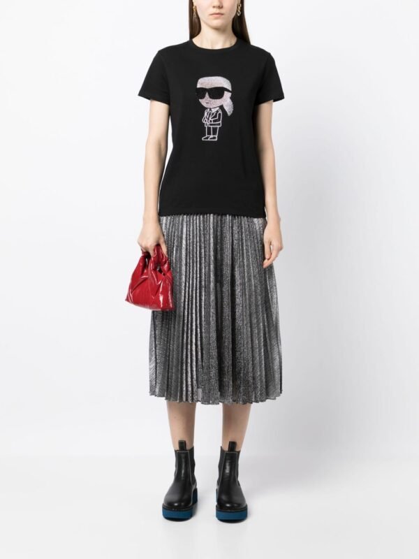 Karl Lagerfeld Rhinestone T-Shirt - Image 4