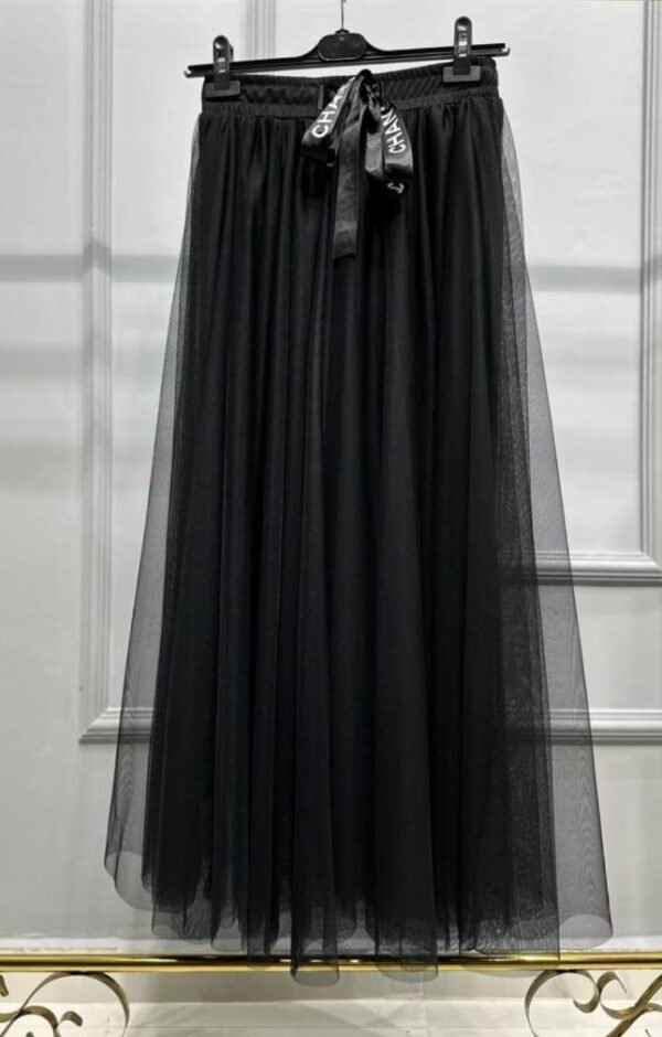 Chanel Tulle Long Skirt
