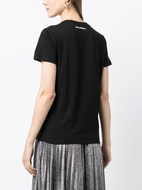 Karl Lagerfeld Rhinestone T-Shirt - Image 6